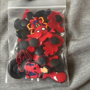 Spider-Man Themed croc charms
